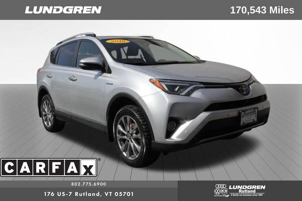 2016 Toyota RAV4 Hybrid Limited — SUV — 170,543 mi — Rutland, VT