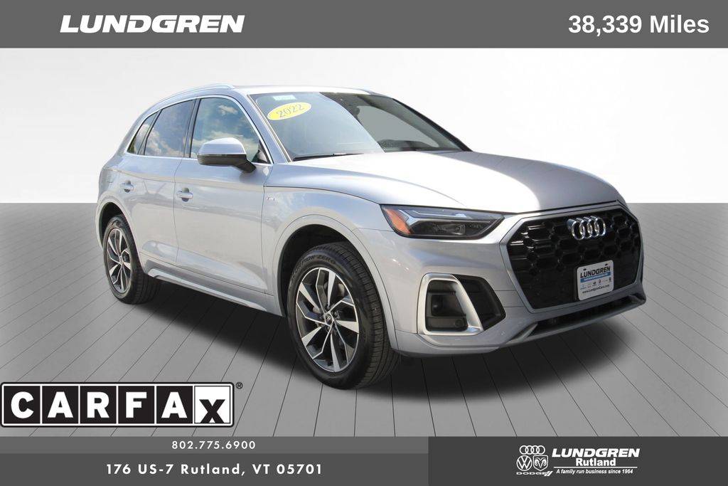 2022 Audi Q5 Premium Plus — SUV — 38,339 mi — Rutland, VT