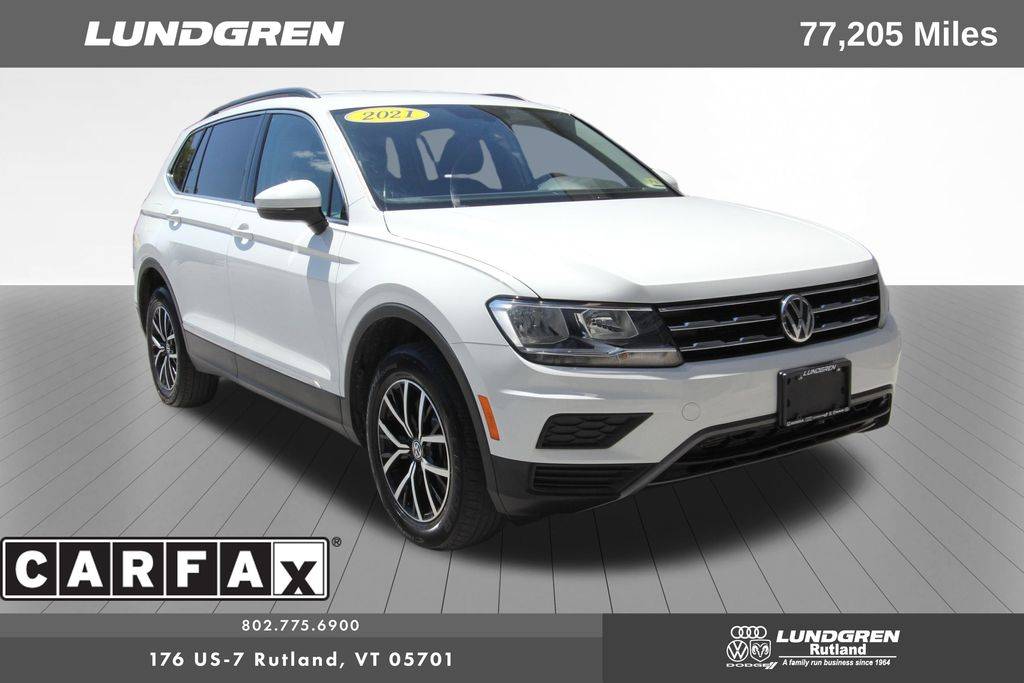 2021 Volkswagen Tiguan SE — SUV — 77,205 mi — Rutland, VT