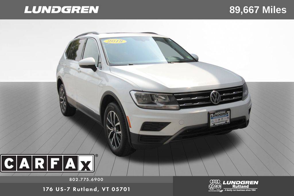 2018 Volkswagen Tiguan SE — SUV — 89,667 mi — Rutland, VT
