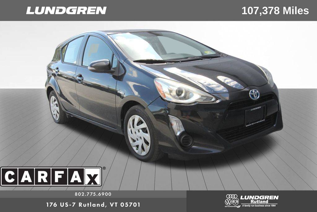 2015 Toyota Prius c Four — Hatchback — 107,378 mi — Rutland, VT