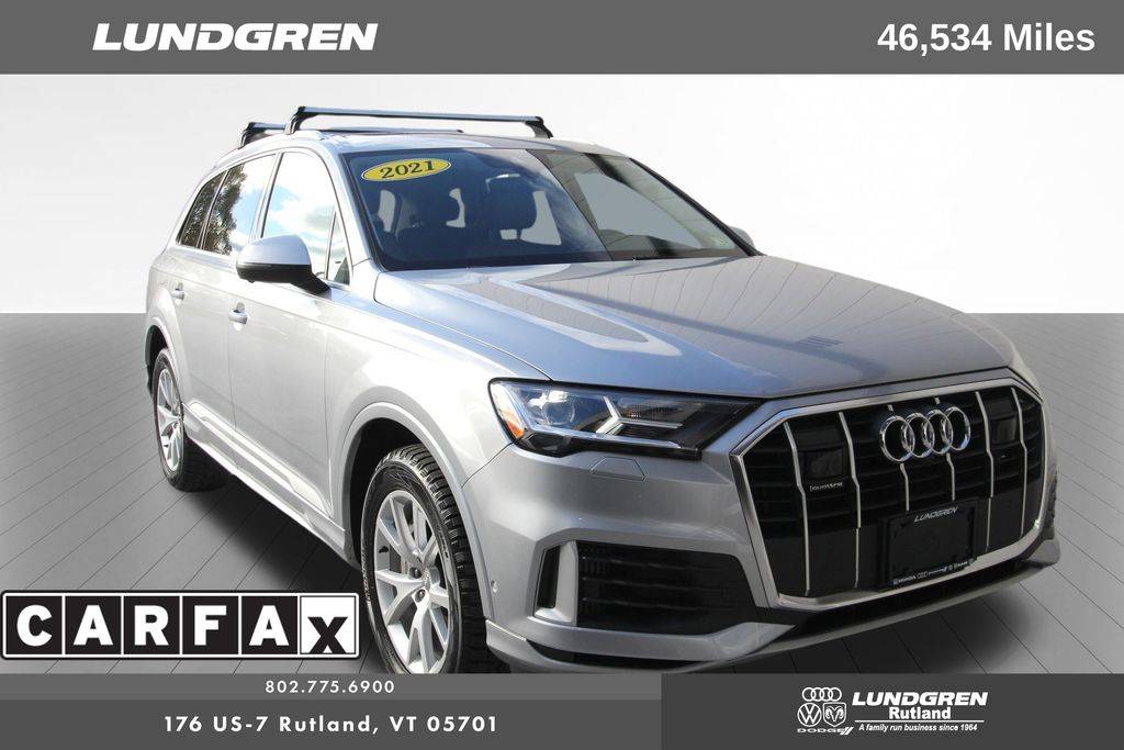 2021 Audi Q7 Premium Plus — SUV — 46,534 mi — Rutland, VT