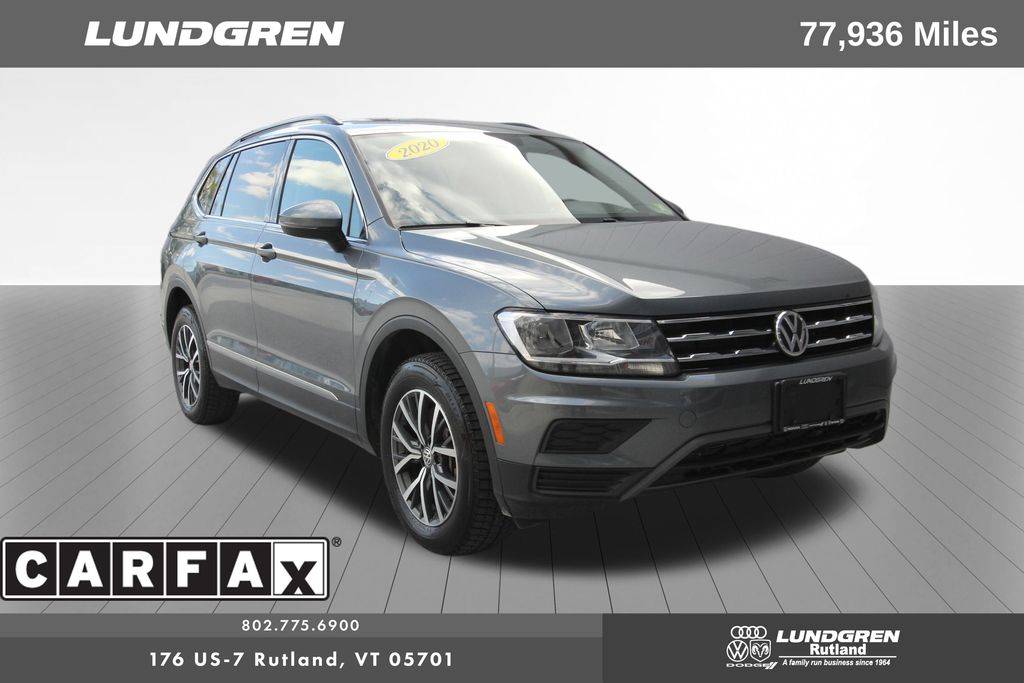 2020 Volkswagen Tiguan SE — SUV — 77,918 mi — Rutland, VT