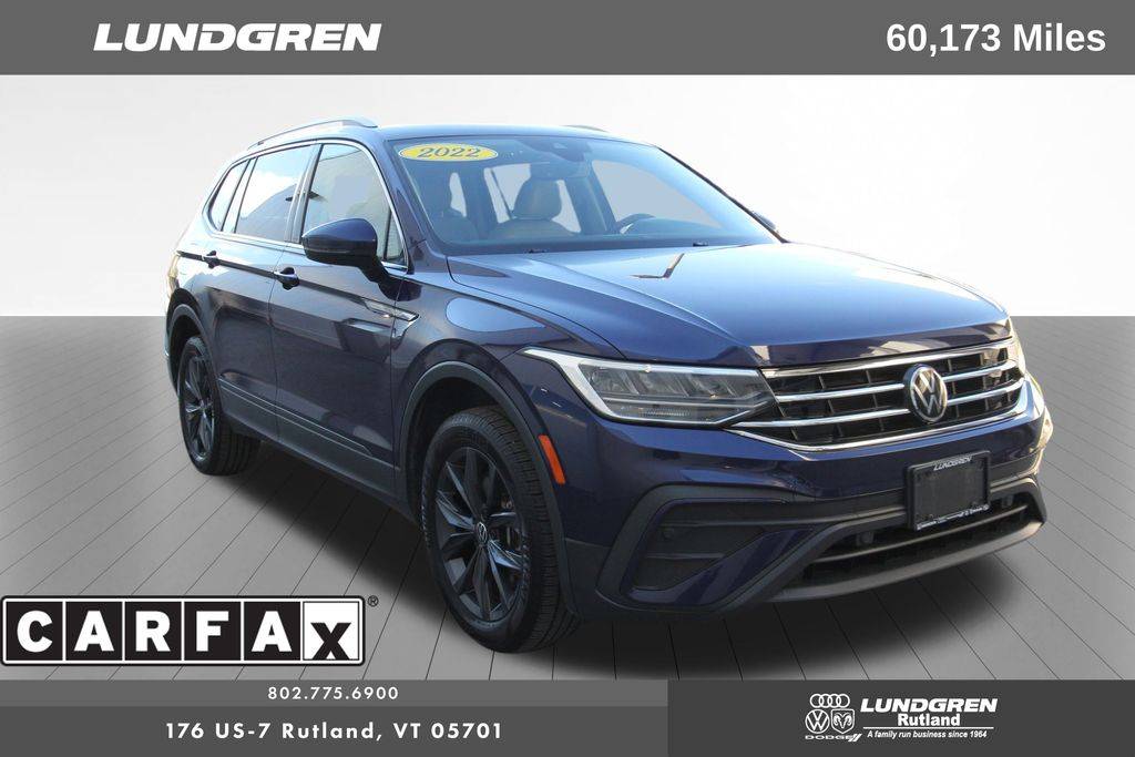 2022 Volkswagen Tiguan SE — SUV — 60,173 mi — Rutland, VT