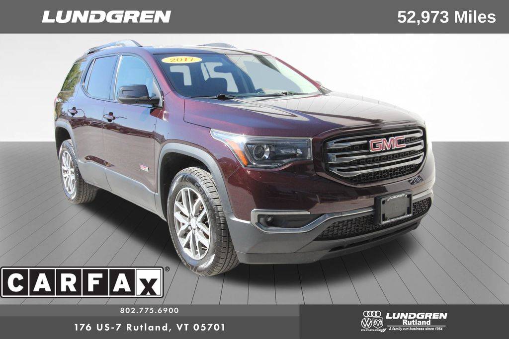 2017 GMC Acadia SLE — SUV — 52,598 mi — Rutland, VT
