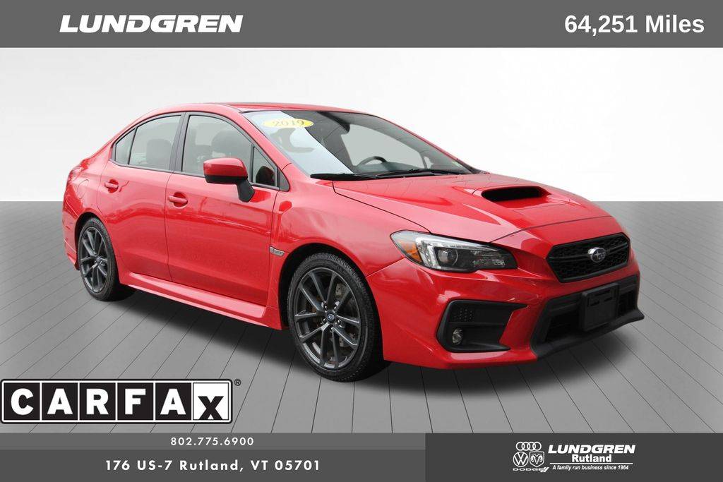 2019 Subaru WRX Limited — Sedan — 64,251 mi — Rutland, VT
