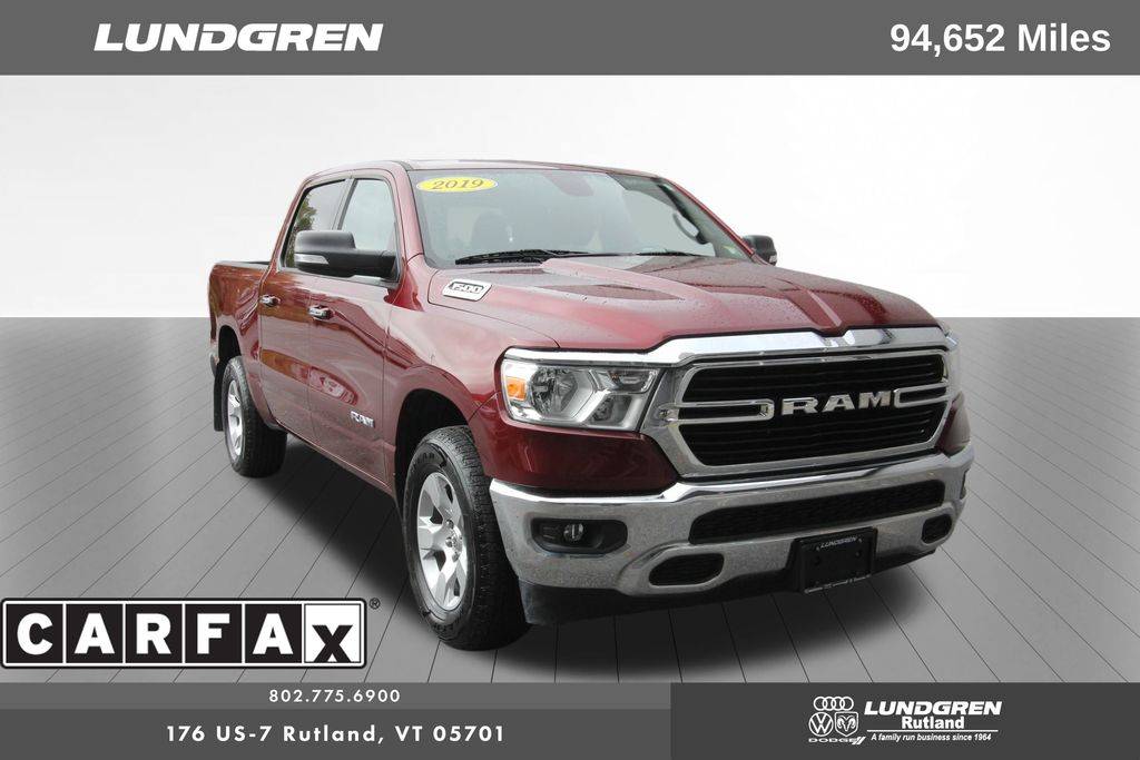 2019 Ram 1500 Big Horn/Lone Star — Pickup Truck — 94,652 mi — Rutland, VT