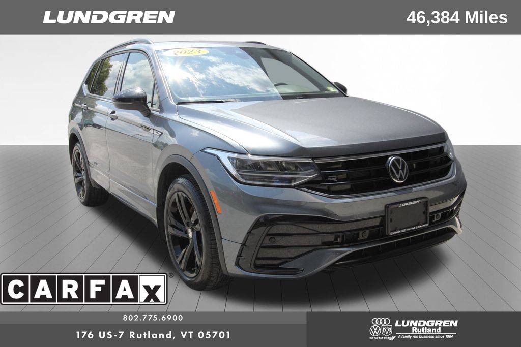2023 Volkswagen Tiguan SE R-Line Black — SUV — 46,384 mi — Rutland, VT