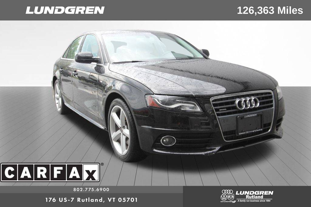 2012 Audi A4 Premium Plus — Sedan — 126,363 mi — Rutland, VT