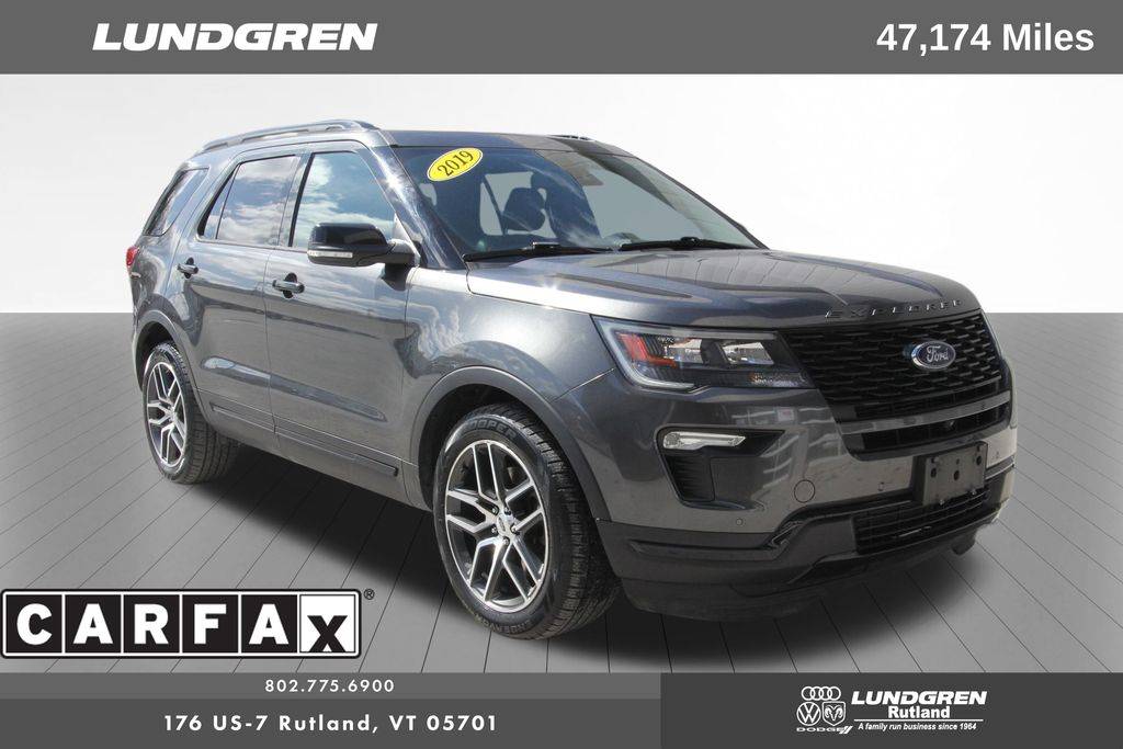 2019 Ford Explorer Sport — SUV — 47,174 mi — Rutland, VT