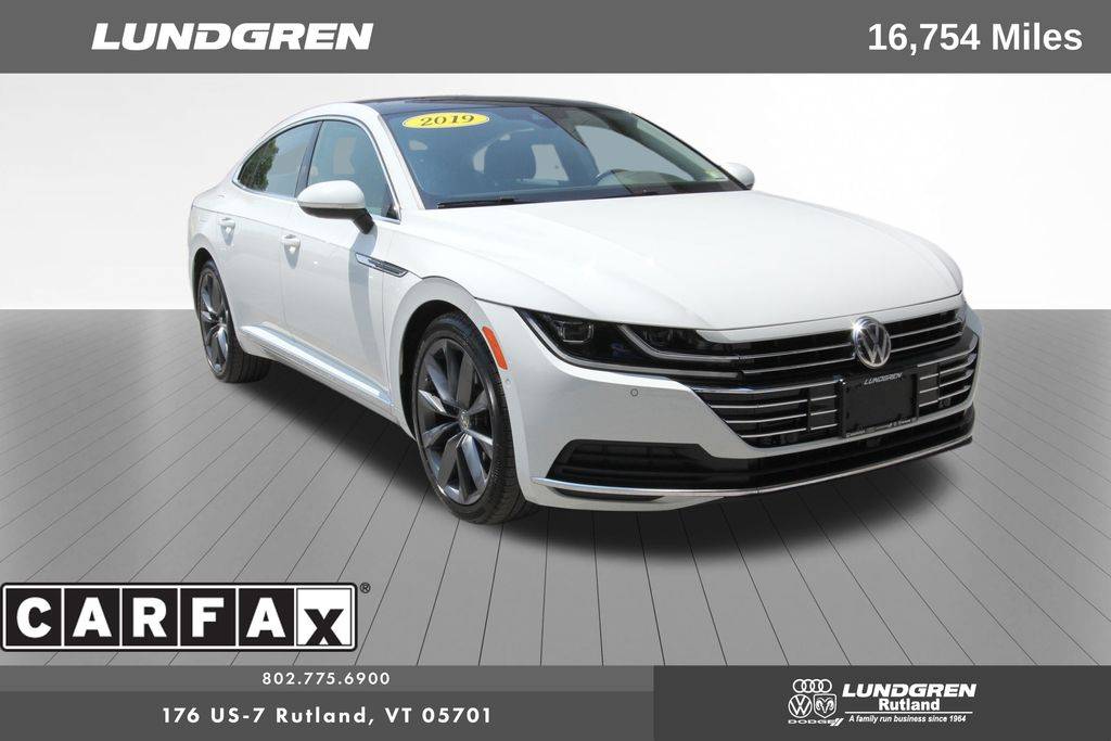 2019 Volkswagen Arteon SEL Premium — Hatchback — 16,754 mi — Rutland, VT