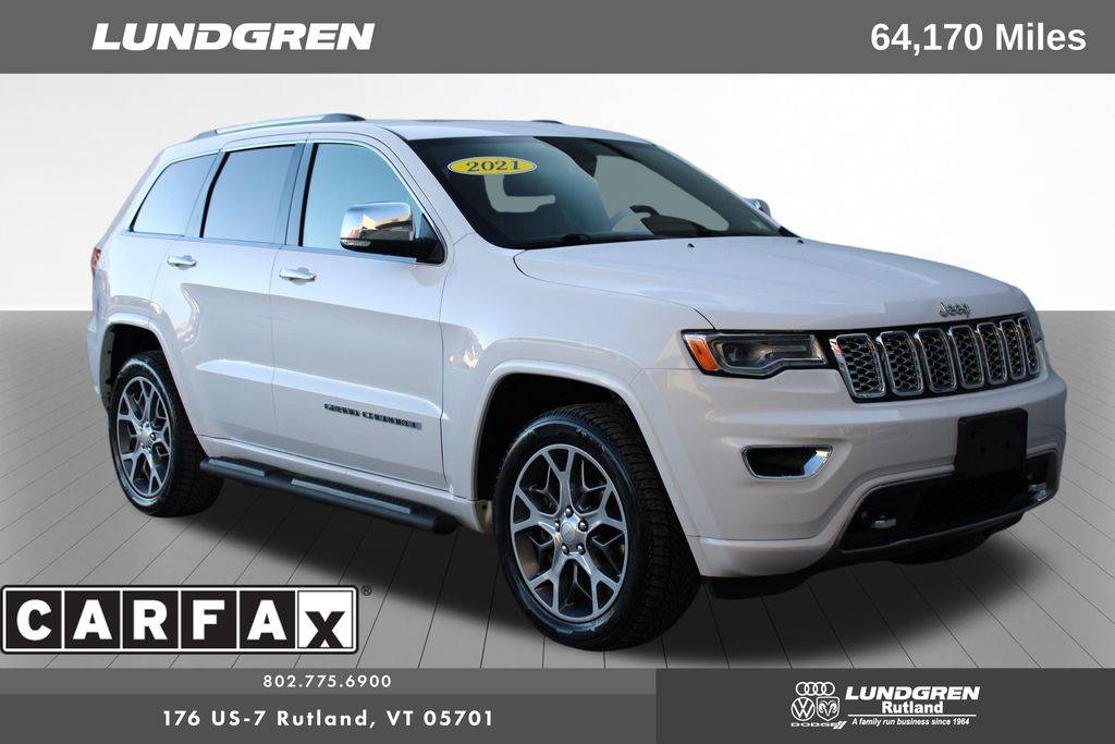 2021 Jeep Grand Cherokee WK Overland — SUV — 64,170 mi — Rutland, VT