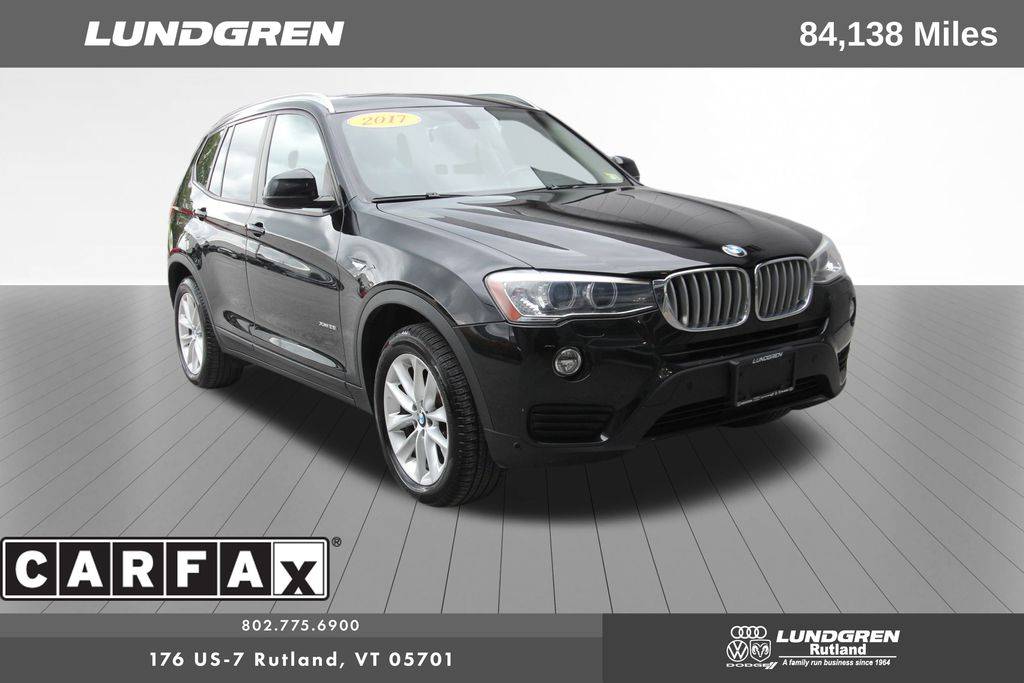 2017 BMW X3 28i — SUV — 84,053 mi — Rutland, VT