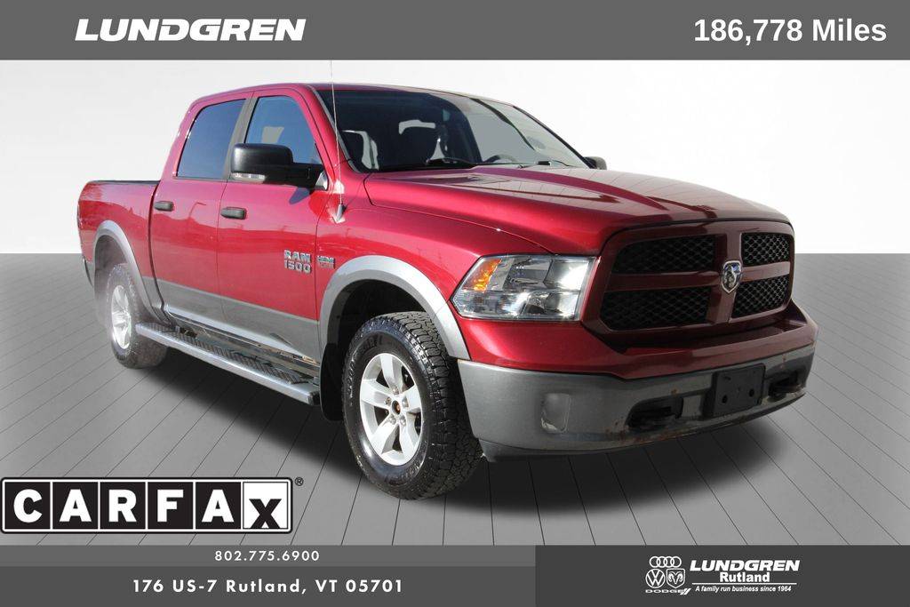 2013 Ram 1500 Outdoorsman — Pickup Truck — 186,778 mi — Rutland, VT