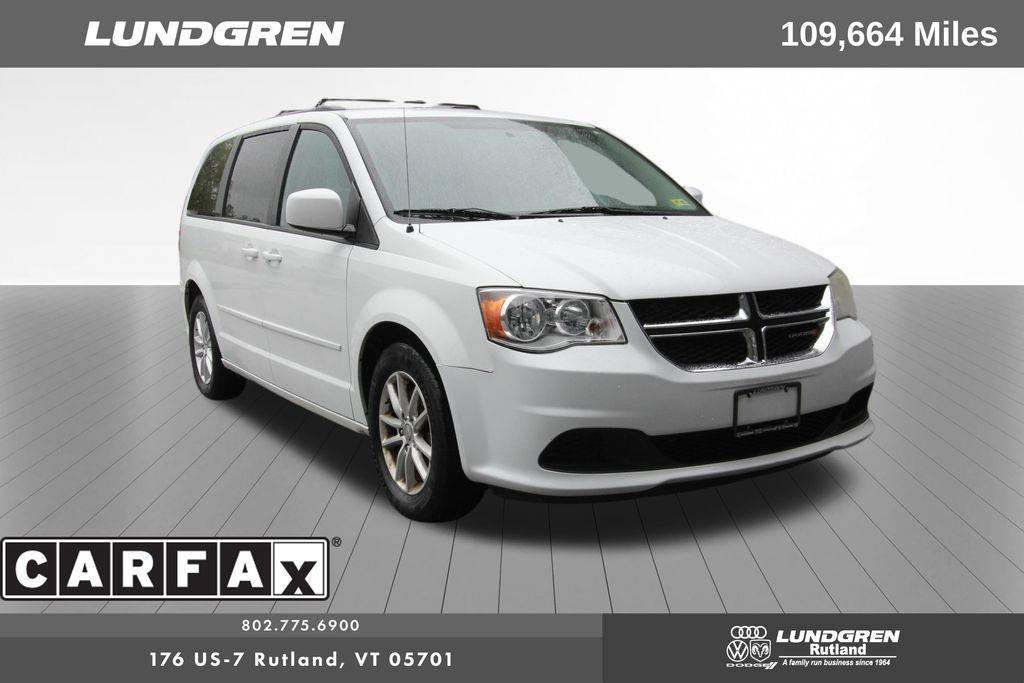 2016 Dodge Grand Caravan SXT — Minivan — 109,664 mi — Rutland, VT