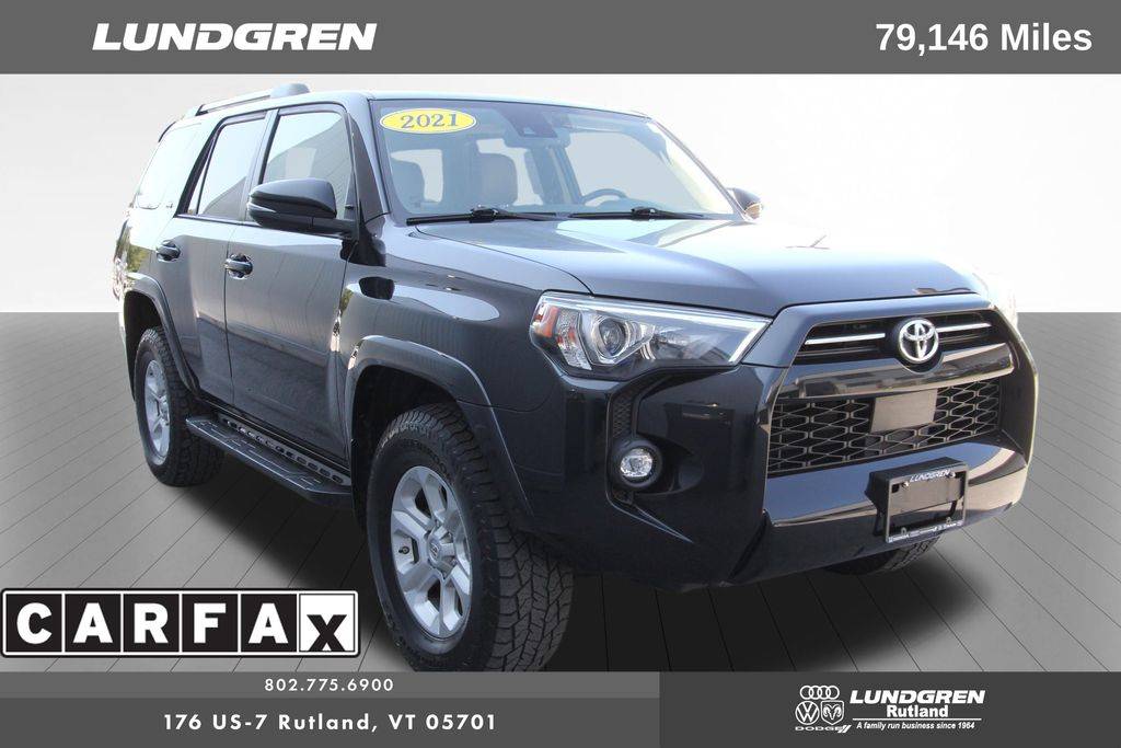 2021 Toyota 4Runner SR5 Premium — SUV — 79,146 mi — Rutland, VT