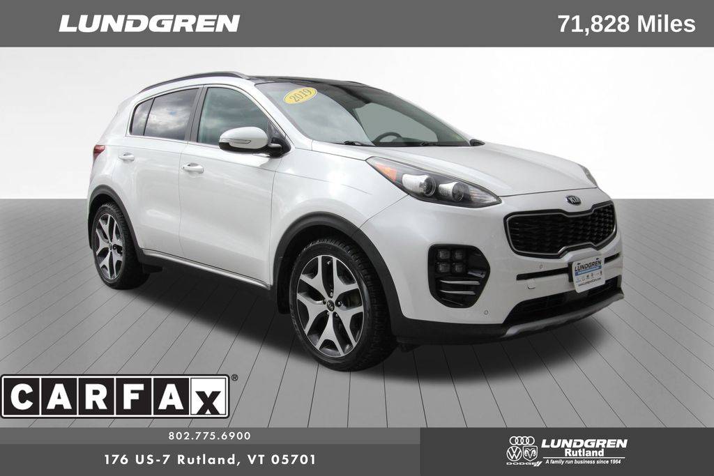 2019 Kia Sportage SX Turbo — SUV — 71,828 mi — Rutland, VT