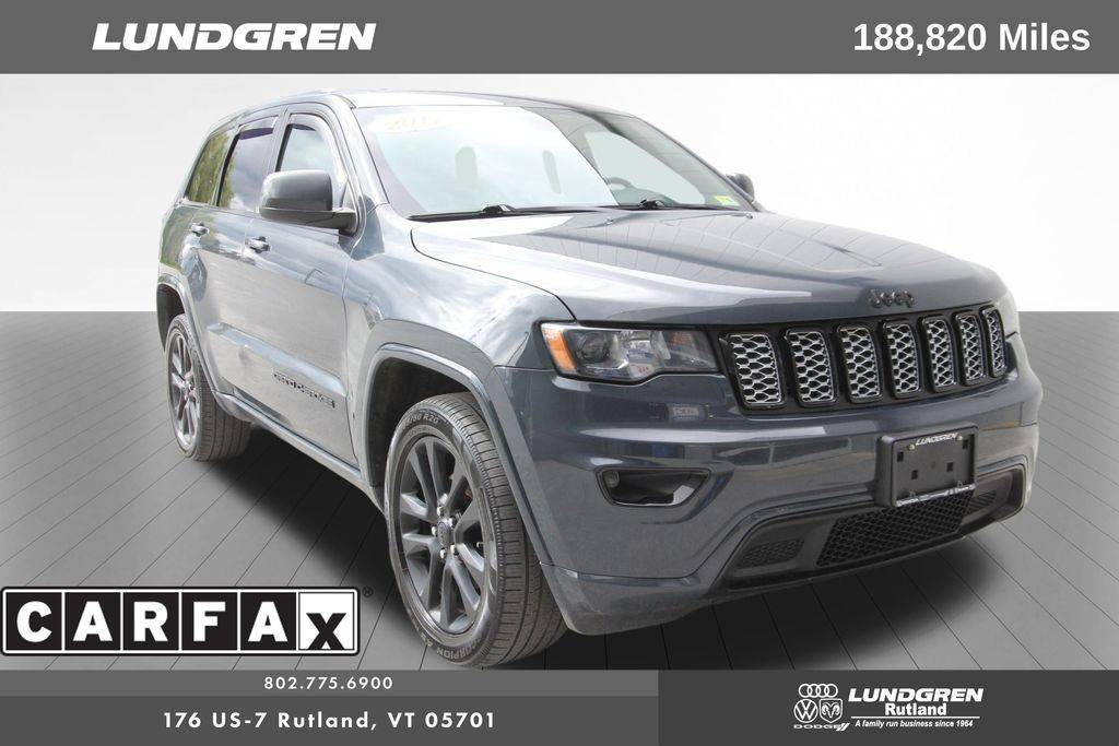 2017 Jeep Grand Cherokee Altitude — SUV — 188,820 mi — Rutland, VT
