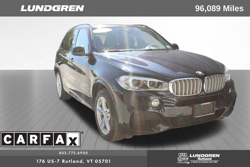 2017 BMW X5 50i — SUV — 96,089 mi — Rutland, VT