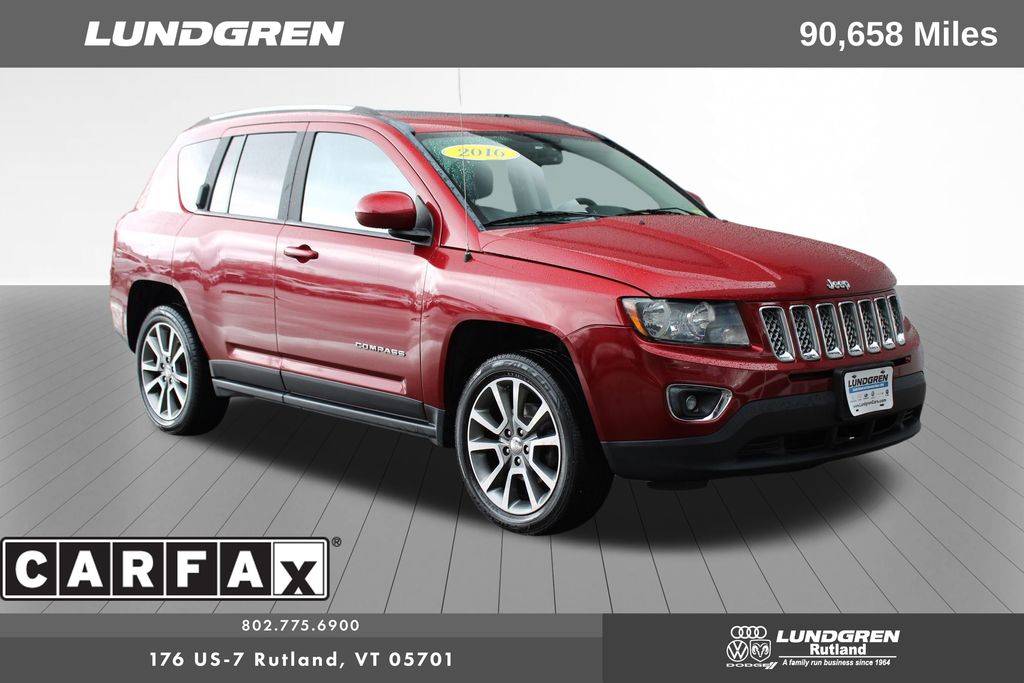 2016 Jeep Compass High Altitude — SUV — 90,658 mi — Rutland, VT