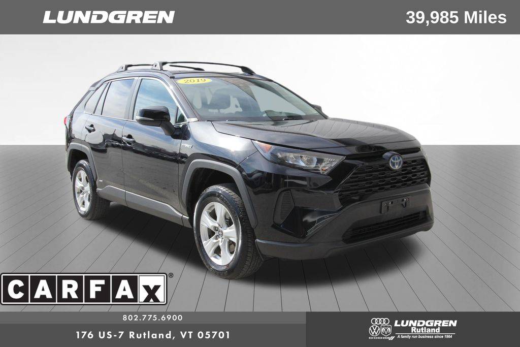 2019 Toyota RAV4 Hybrid LE — SUV — 39,985 mi — Rutland, VT