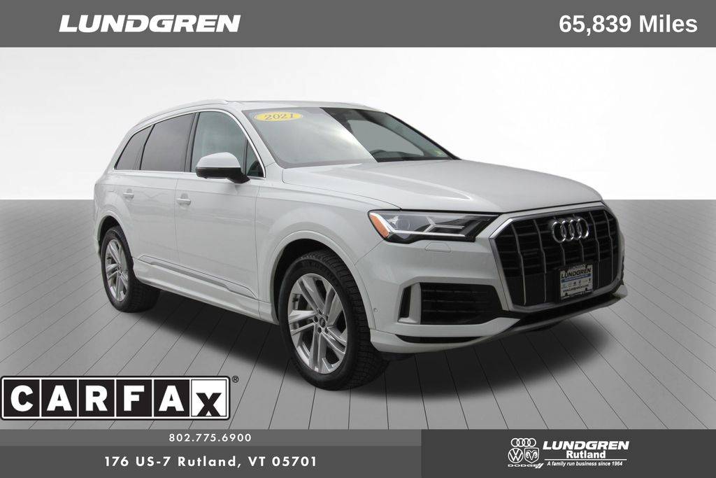 2021 Audi Q7 Premium Plus — SUV — 65,839 mi — Rutland, VT