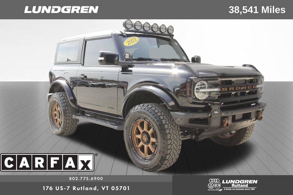2021 Ford Bronco Outer Banks — SUV — 38,521 mi — Rutland, VT