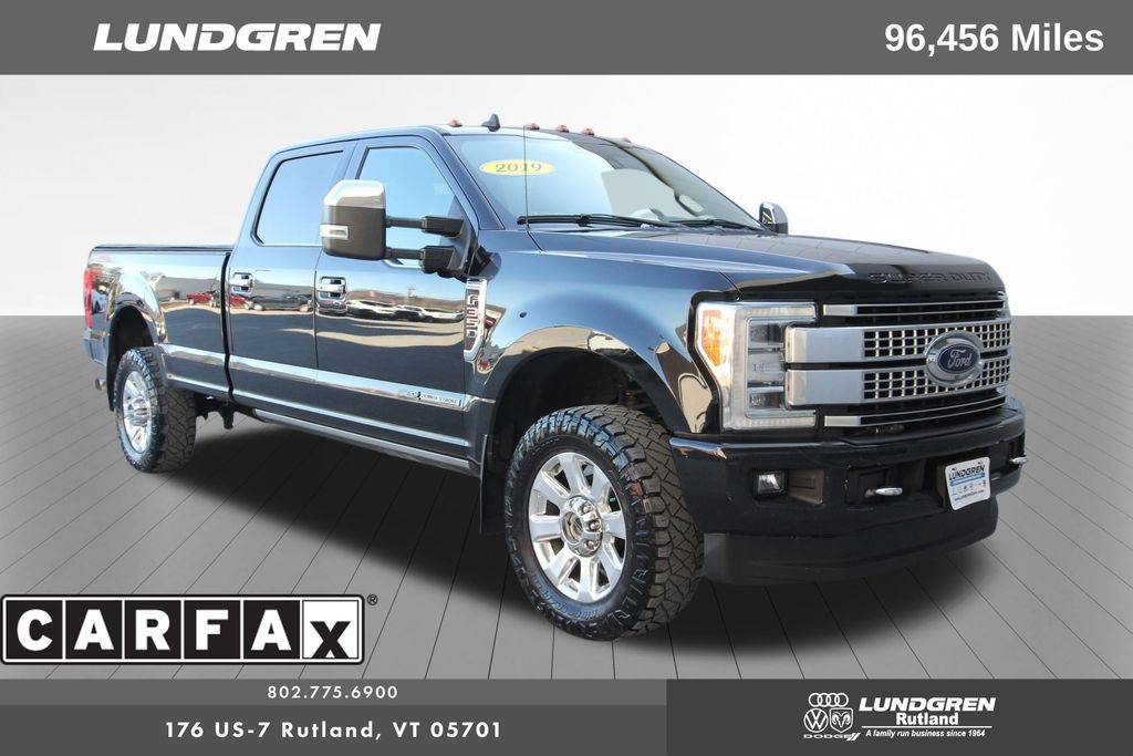 2019 Ford Super Duty F-350 Platinum — Pickup Truck — 96,456 mi — Rutland, VT
