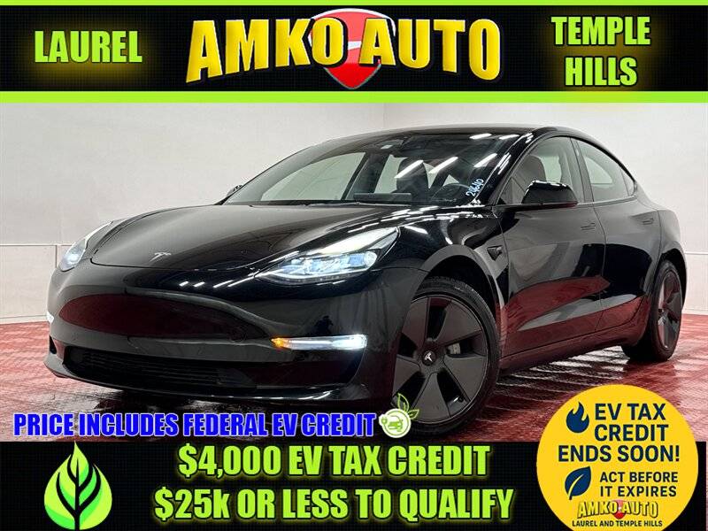 2022 Tesla Model 3 Long Range — Sedan — 120,511 mi — Temple Hills, MD