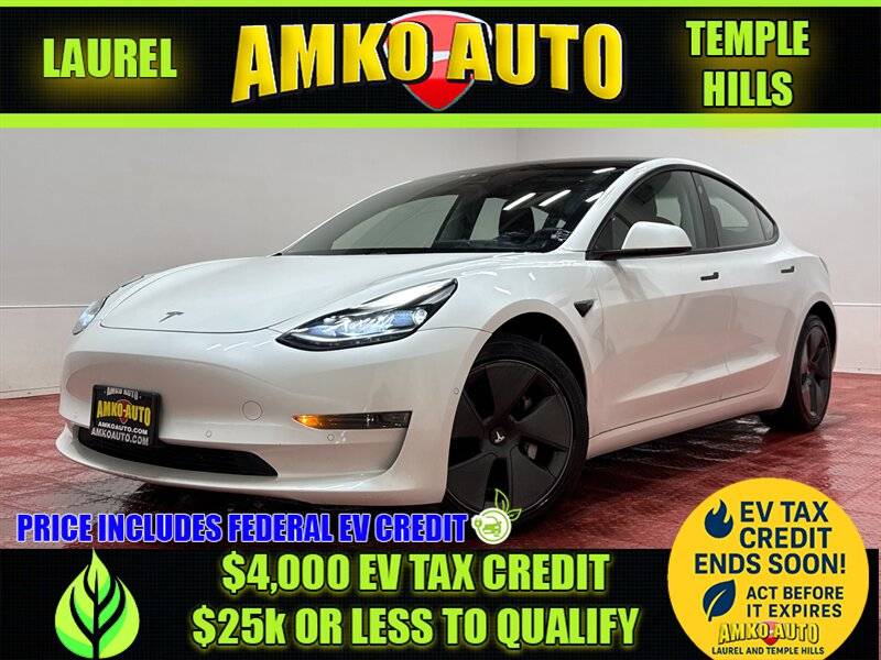 2021 Tesla Model 3 Standard Range Plus — Sedan — 115,996 mi — Temple Hills, MD