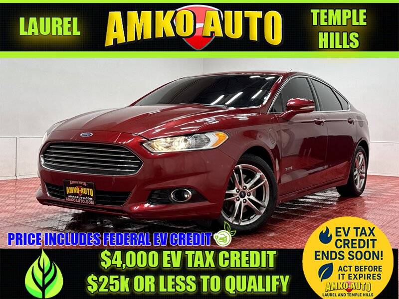 2016 Ford Fusion Energi Titanium — Sedan — 81,669 mi — Temple Hills, MD