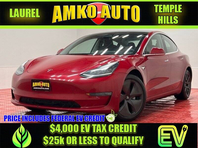2020 Tesla Model 3 Long Range — Sedan — 141,732 mi — Temple Hills, MD