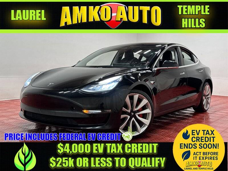 2018 Tesla Model 3 Performance — Sedan — 59,282 mi — Temple Hills, MD