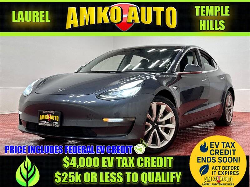2020 Tesla Model 3 Long Range — Sedan — 89,657 mi — Temple Hills, MD