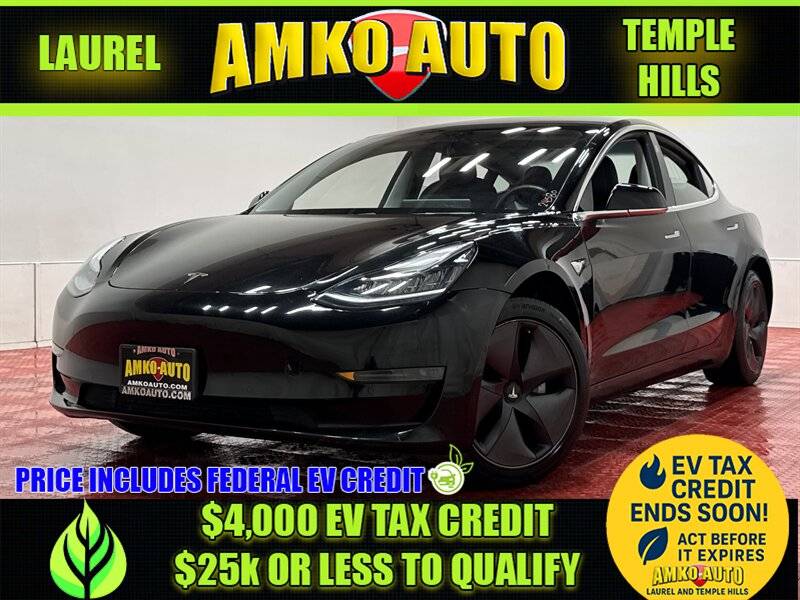 2020 Tesla Model 3 Standard Range Plus — Sedan — 110,257 mi — Temple Hills, MD