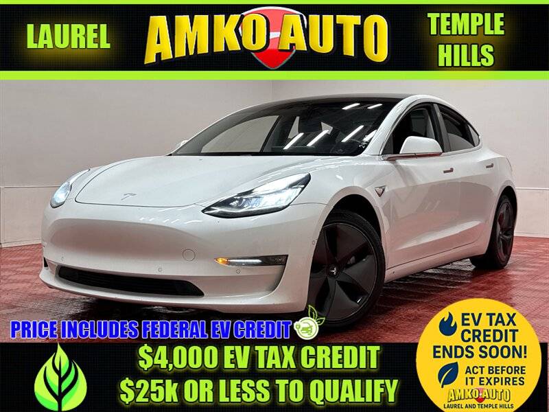 2018 Tesla Model 3 Long Range — Sedan — 130,982 mi — Temple Hills, MD