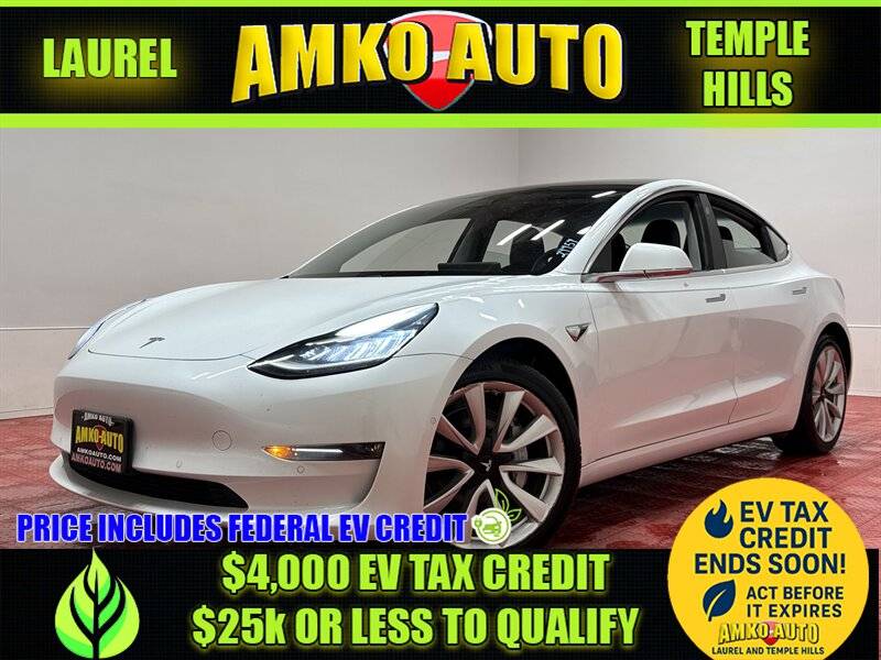 2018 Tesla Model 3 Long Range — Sedan — 111,146 mi — Temple Hills, MD