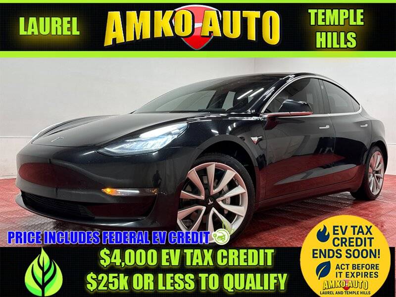 2018 Tesla Model 3 Long Range — Sedan — 146,419 mi — Temple Hills, MD