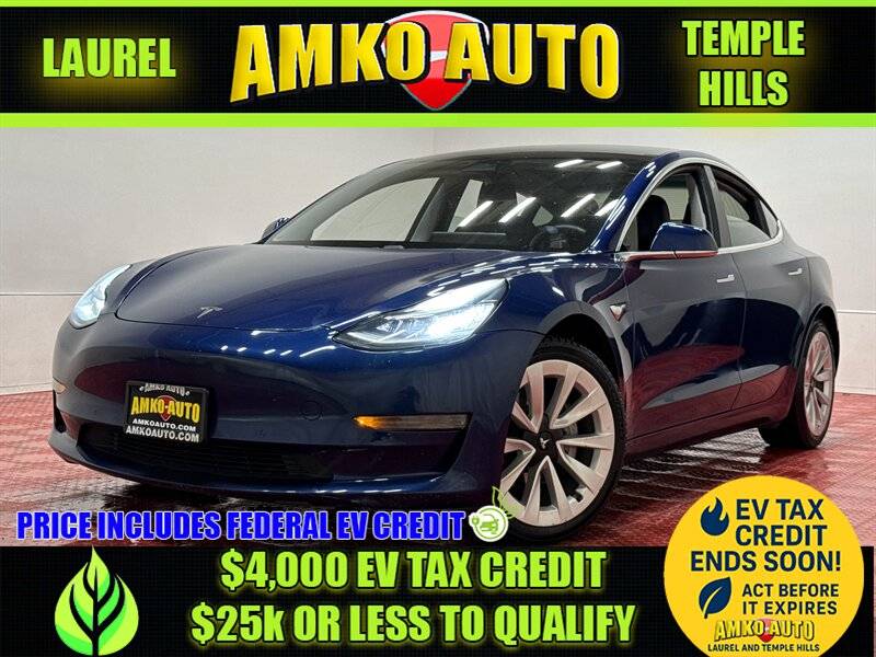 2020 Tesla Model 3 Standard Range Plus — Sedan — 120,337 mi — Temple Hills, MD