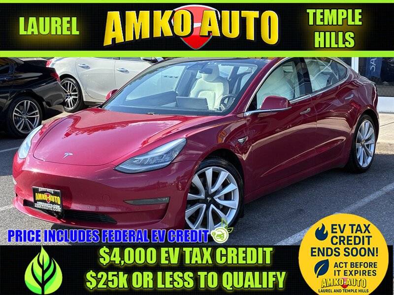 2018 Tesla Model 3 Long Range — Sedan — 153,633 mi — Temple Hills, MD