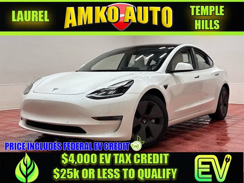 2021 Tesla Model 3 Long Range — Sedan — 129,294 mi — Temple Hills, MD