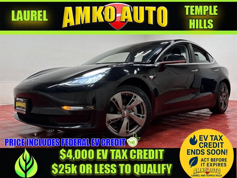2019 Tesla Model 3 Standard Range Plus — Sedan — 132,368 mi — Temple Hills, MD