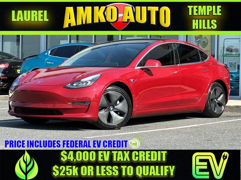 2018 Tesla Model 3 Long Range — Sedan — 53,251 mi — Temple Hills, MD