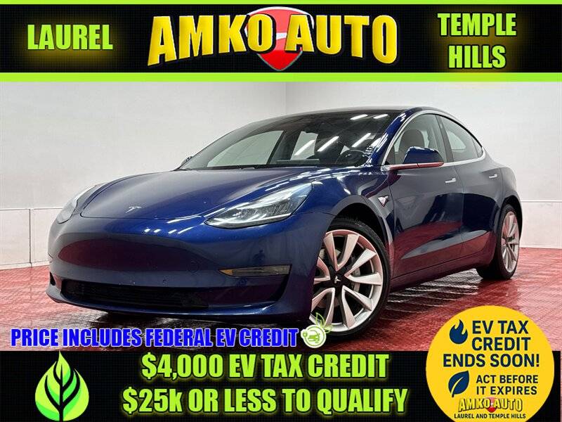 2018 Tesla Model 3 Long Range — Sedan — 117,475 mi — Temple Hills, MD