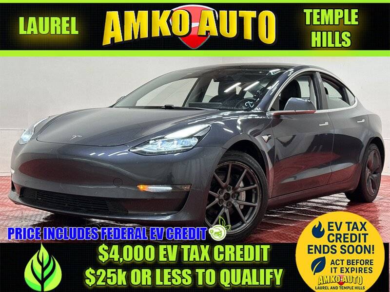 2020 Tesla Model 3 Long Range — Sedan — 166,576 mi — Temple Hills, MD