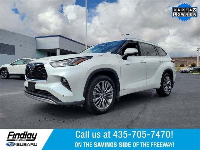 2021 Toyota Highlander Hybrid Platinum — SUV — 53,596 mi — St. George, UT
