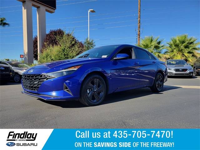 2021 Hyundai Elantra Hybrid Blue — Sedan — 37,416 mi — St. George, UT
