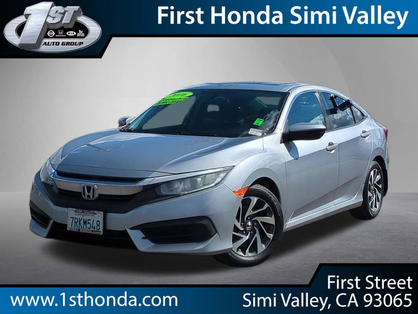 2016 Honda Civic EX — Sedan — 157,813 mi — Simi Valley, CA