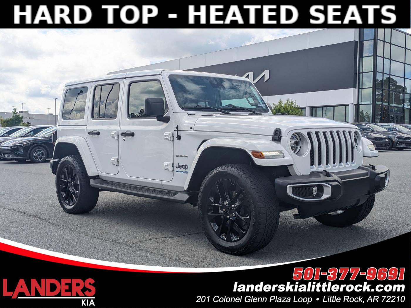 2021 Jeep Wrangler Sahara 4xe — SUV — 37,692 mi — Little Rock, AR