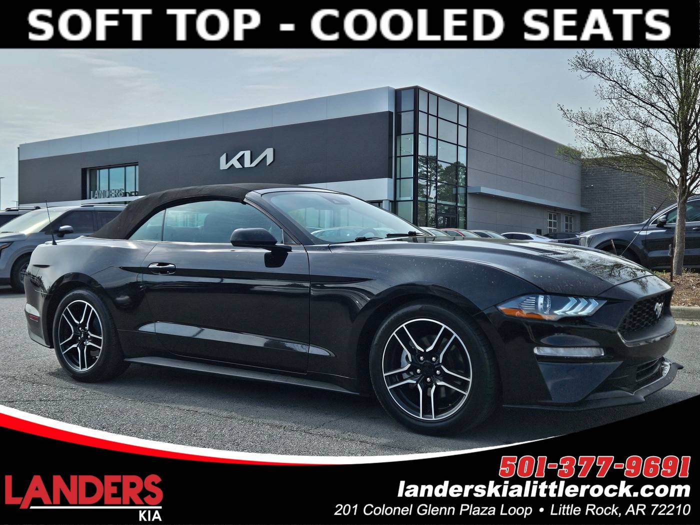 2022 Ford Mustang EcoBoost Premium — Convertible — 49,881 mi — Little Rock, AR